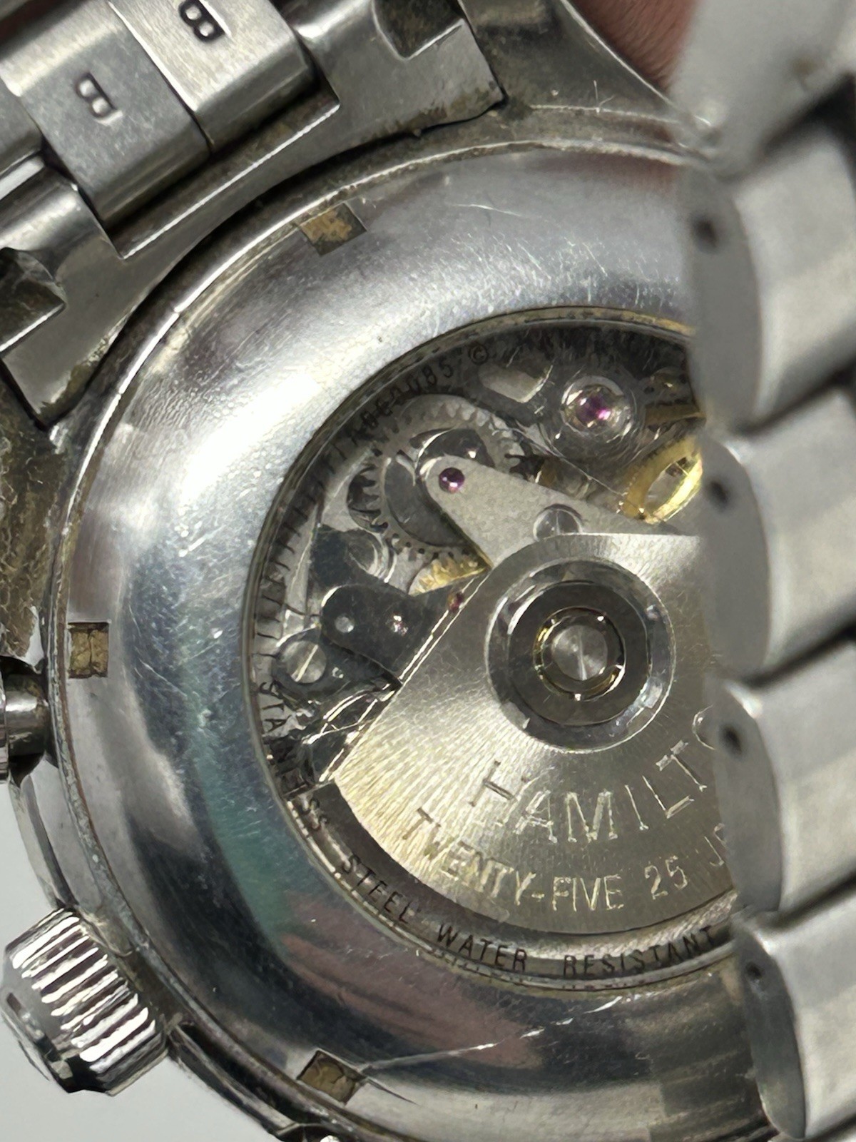 38mm Hamilton Automatic Day-Date Chronograph 25 J… - image 13