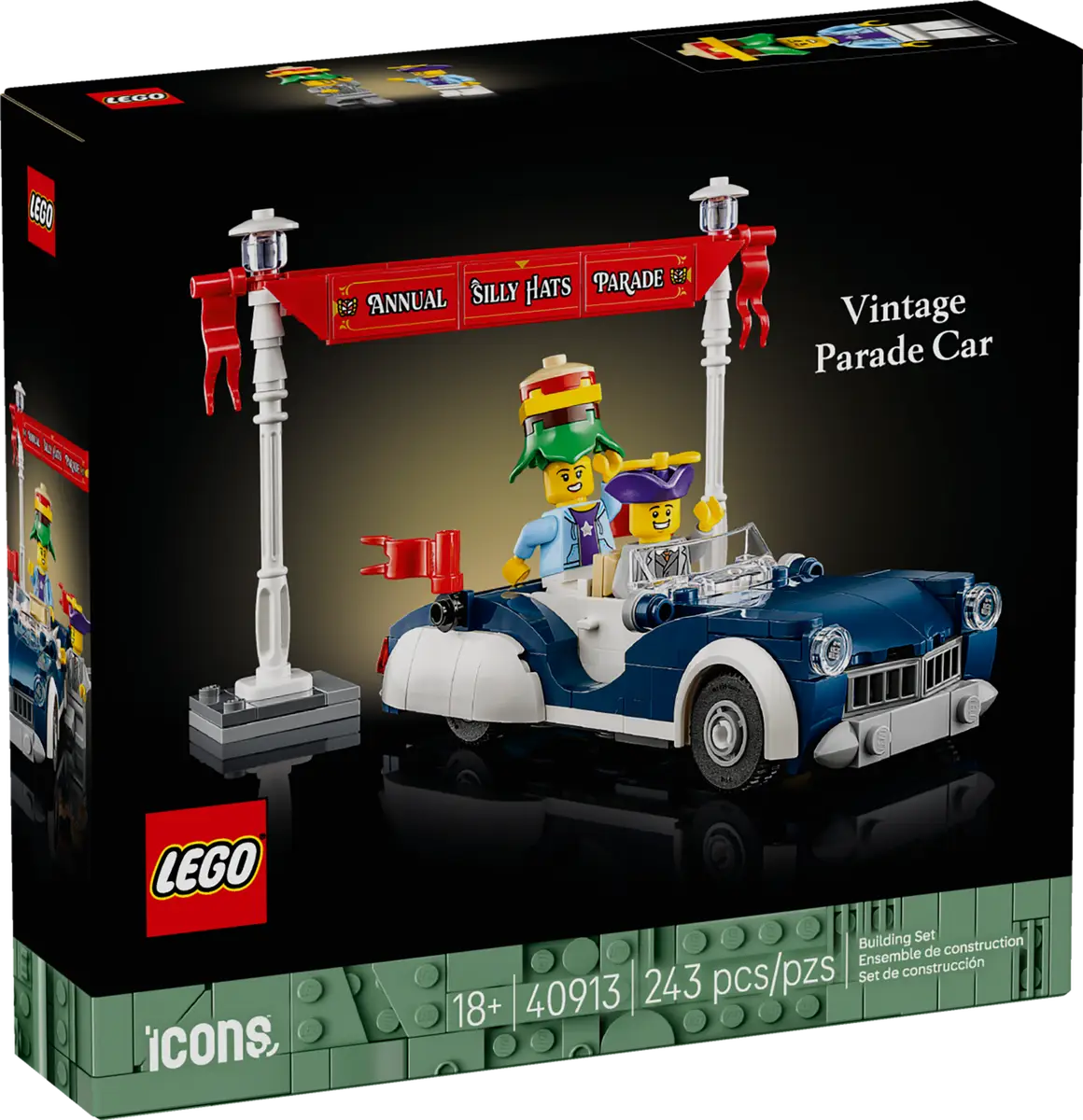 LEGO® Icons 40913 Oldtimer-Parade gwp neu OVP Minifiguren limitiert Silly Hat - Bild 5