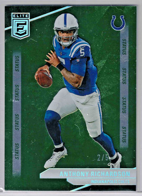 2024 Donruss Elite Anthony Richardson Status /5