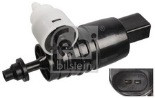 Wischwasserpumpe, Scheibenreinigung FEBI BILSTEIN 107463