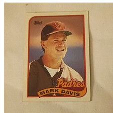 Topps 1989 Mark Davis #59 San Diego Padres Baseball Card Base Set MLB