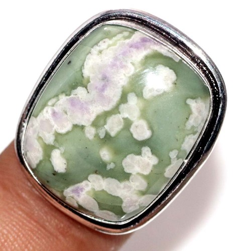 Peace Jade 925 Silver Plated Ring US 8 Jewelry Fashion Forwarded ...
