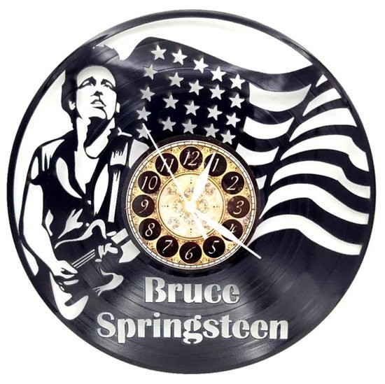 BRUCE SPRINGSTEEN | Vinyl Record Clock | Music Lover Gift | FREE SHIPPING!
