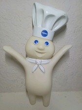 Pillsbury Doughboy 2012 Vinyl Squeeze Figure Swivel Head Poppin' Fresh Toy