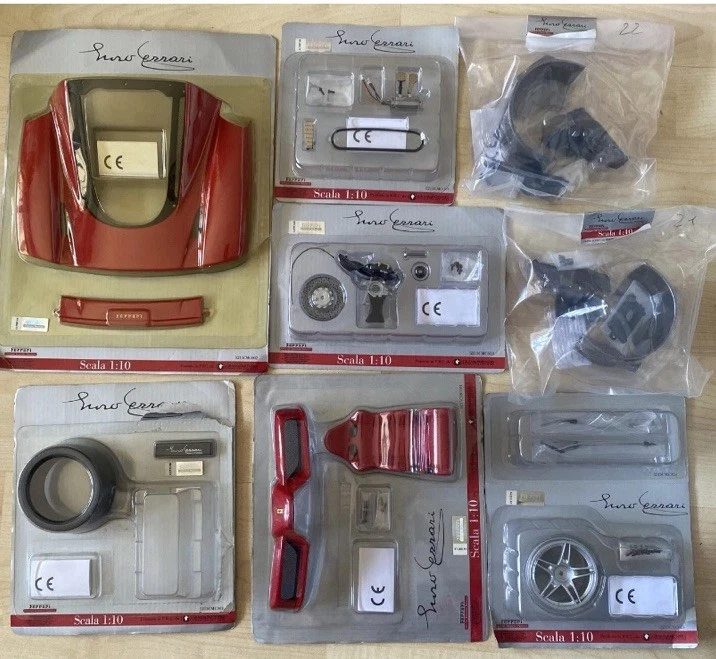 ENZO FERRARI DEAGOSTINI, DEA.SCALA 1:10.LOTTO 29 USCITE. NUOVE IN BLISTER - Immagine 4 di 4