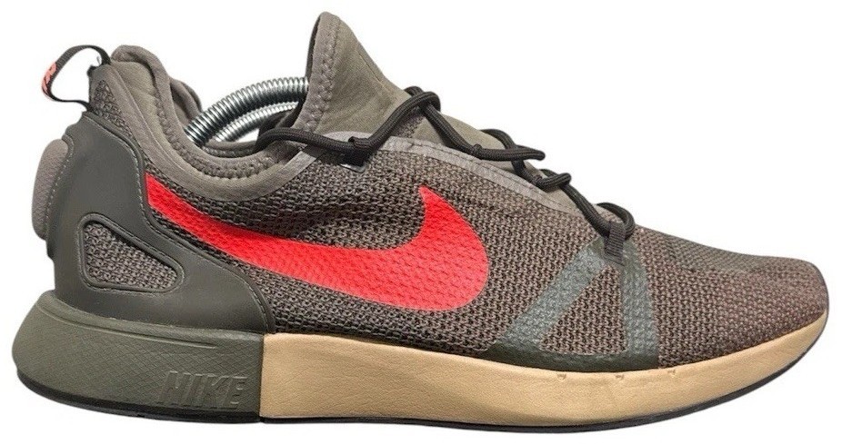 Nike Duel Racer mens size 9, khaki/red like new only worn few times. Nike Duel for Sale | Authenticity Guaranteed | eBay main image 3