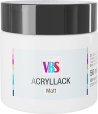 VBS Acryllack 50 ml Hochglanz Klarlack Acrylf...