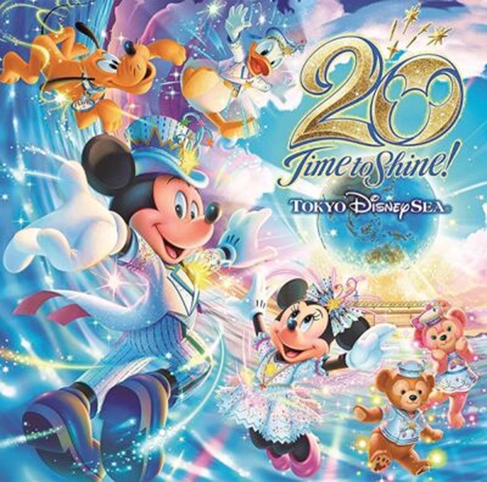 Tokyo Disney Sea 20th Anniversary Time to Shine! Music Album CD OBI Japan