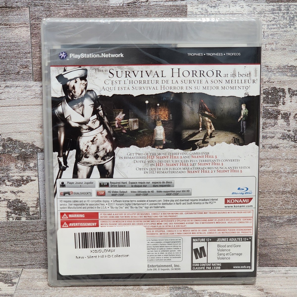 Silent Hill HD Collection (PlayStation 3, PS3) Brand New Factory
