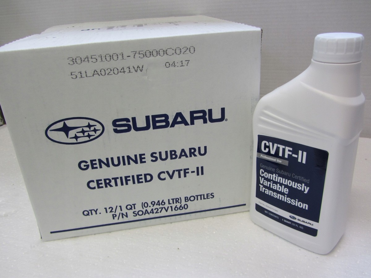 Subaru CVTF-II CVT Transmission Fluid (12 Quarts) - SOA427V1660