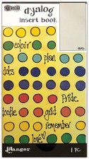 Dyan Reaveley's Dylusions Dyalog Insert Book 4.375"X8.25"-Dots 3