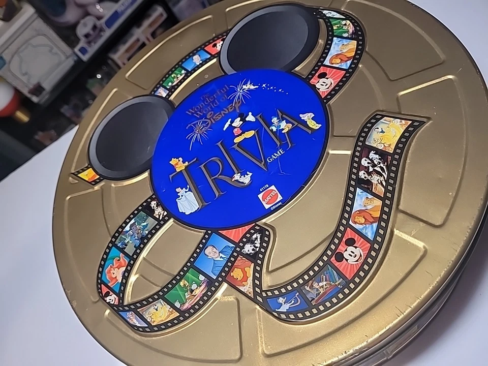 Vtg 90's The Wonderful World of Disney Trivia Game By Mattel Mostly Complete  - Image 2 of 4