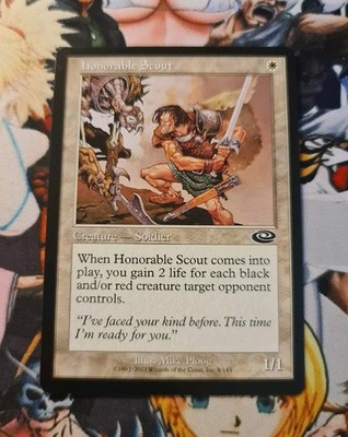 MTG Honorable Scout   Nm Card Og Magic The Gathering Planeshift 2001 White 