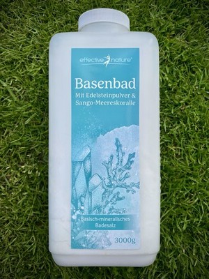 Basenbad mit Edelsteinpulver & Sango-Meereskoralle 3 kg NEU OVP