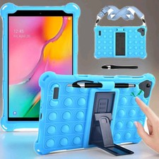 For Samsung Galaxy Tab A 8.0 2019 Case Without S Pen Model Or Straps - Sky Blue