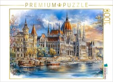 CALVENDO Puzzle Budapest - Parlamentsgebäude | 1000 Teile Lege-Größe 64x48cm Fot
