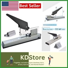 Heavy Duty Metal Stapler with 1000 Staples Office-Grade, High Capacity