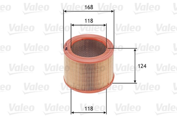 Valeo Luftfilter 585621 Filtereinsatz FüR Peugeot CitroËN 7A 7C Partner Xsara N3-image