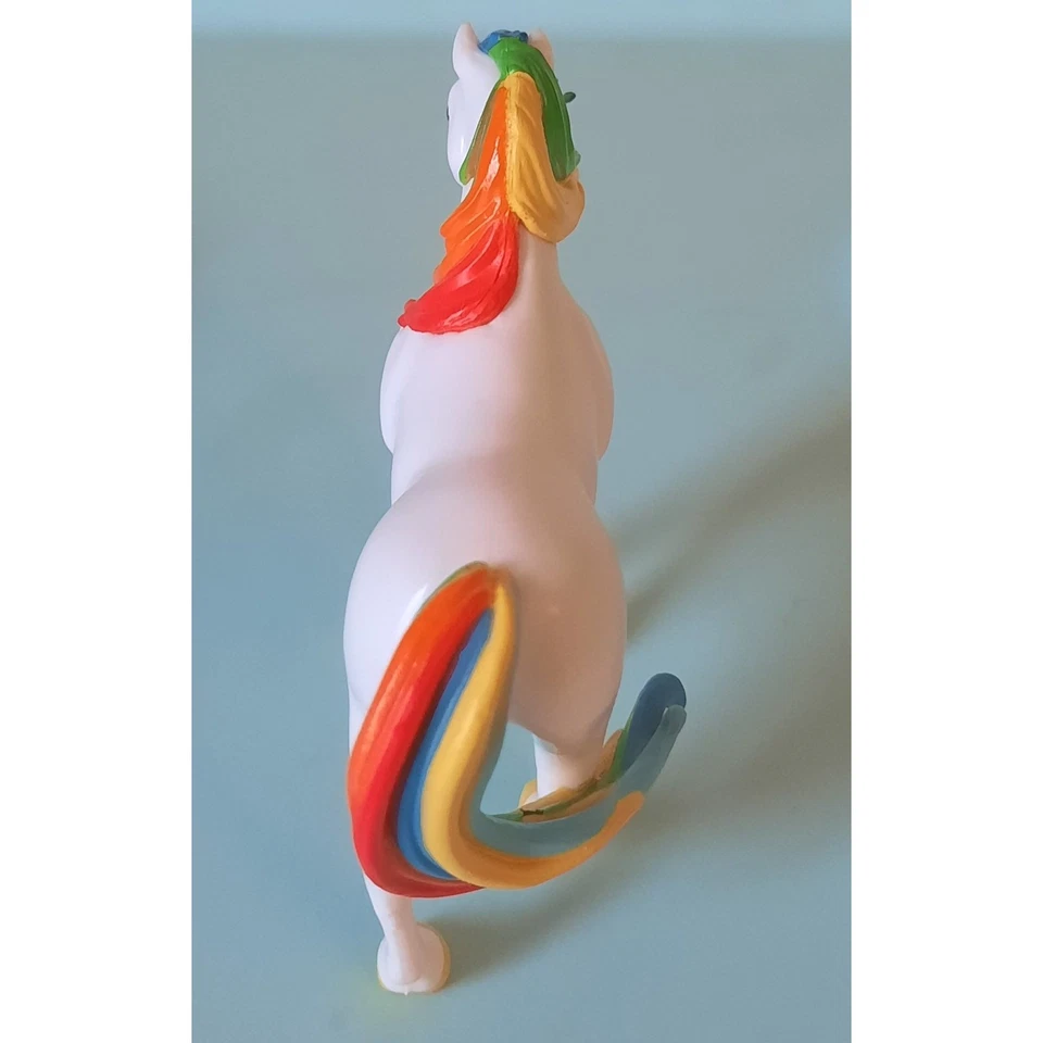Rainbow Brite Starlite PVC 公仔 2.5 英寸迷你马 Cheebee 带盒忠诚主题 — 第 3/4 张图片