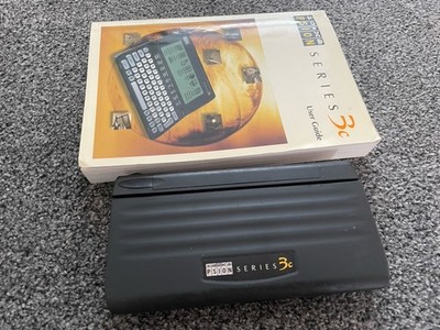 Psion 3c 1Mb PDA Vintage Handheld Computer & Bedienungsanleitung siehe Beschreibung