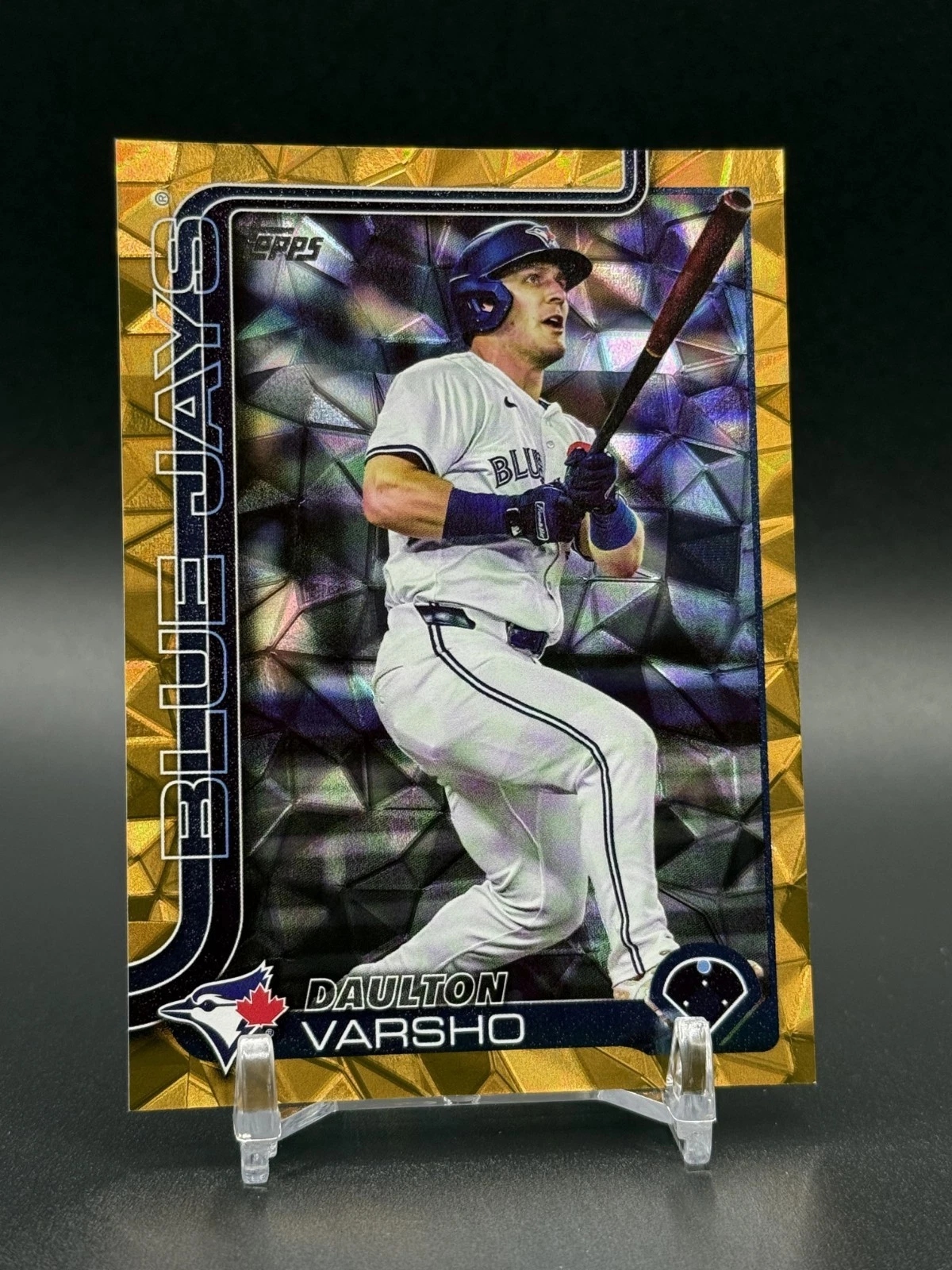 2025 Topps Series One DAULTON VARSHO Gold Diamante Foil 35/50 Toronto Blue Jays
