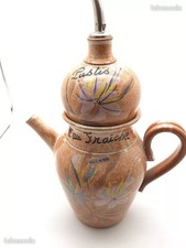Pichet pastis et eau fraîche VALLAURIS fait main Carafe Terre cuite