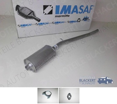 IMASAF Auspuff Mitteltopf für Peugeot 205 I+II+Cabrio GTI 1.6+1.9 1984-1987