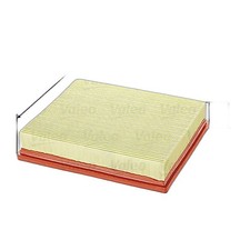 Luftfilter-Einsatz 201 mm - 235 mm VALEO für MERCEDES-BENZ SLK