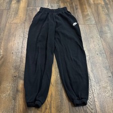Nike Sportswear Fleece Sweatpants Black Youth Kids Medium Athleisure Streetwear
