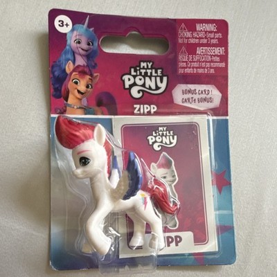Just Play My Little Pony Zipp Plastic Pony Figurine w/ Bonus Card Age 3+ 2024