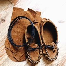 DIY Leather Moccasin Craft Kit - Make Your Own Moccasins
