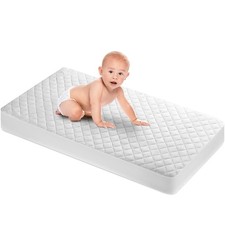 Masirs Crib Mattress Protector Cover - Comfortable, Breathable and Waterproof...
