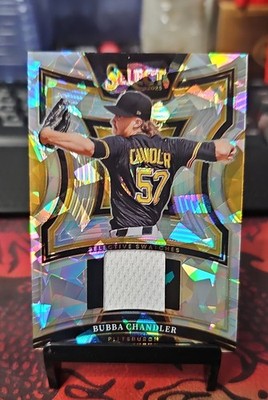 2025 Panini Select - Selective Swatches Bubba Chandler #SS-BC Ice Prizm(MEM, RC)