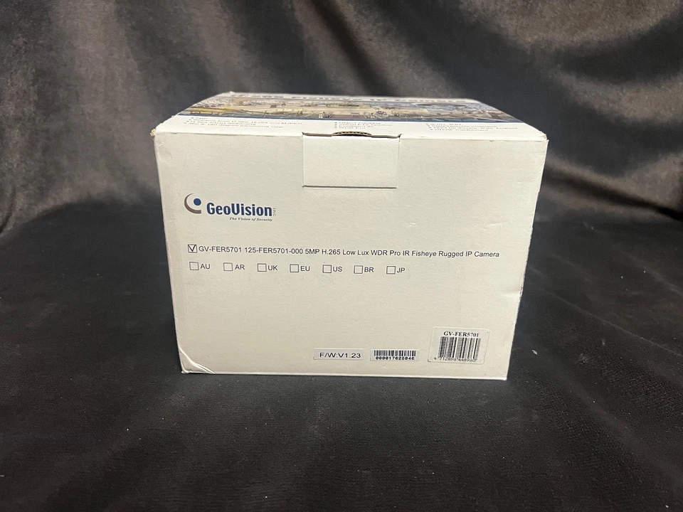 Geovision GV-FER5701 Fisheye Rugged Camera 5MP 1.05mm WDR IR 125-FER5701-000 - Image 2 of 3