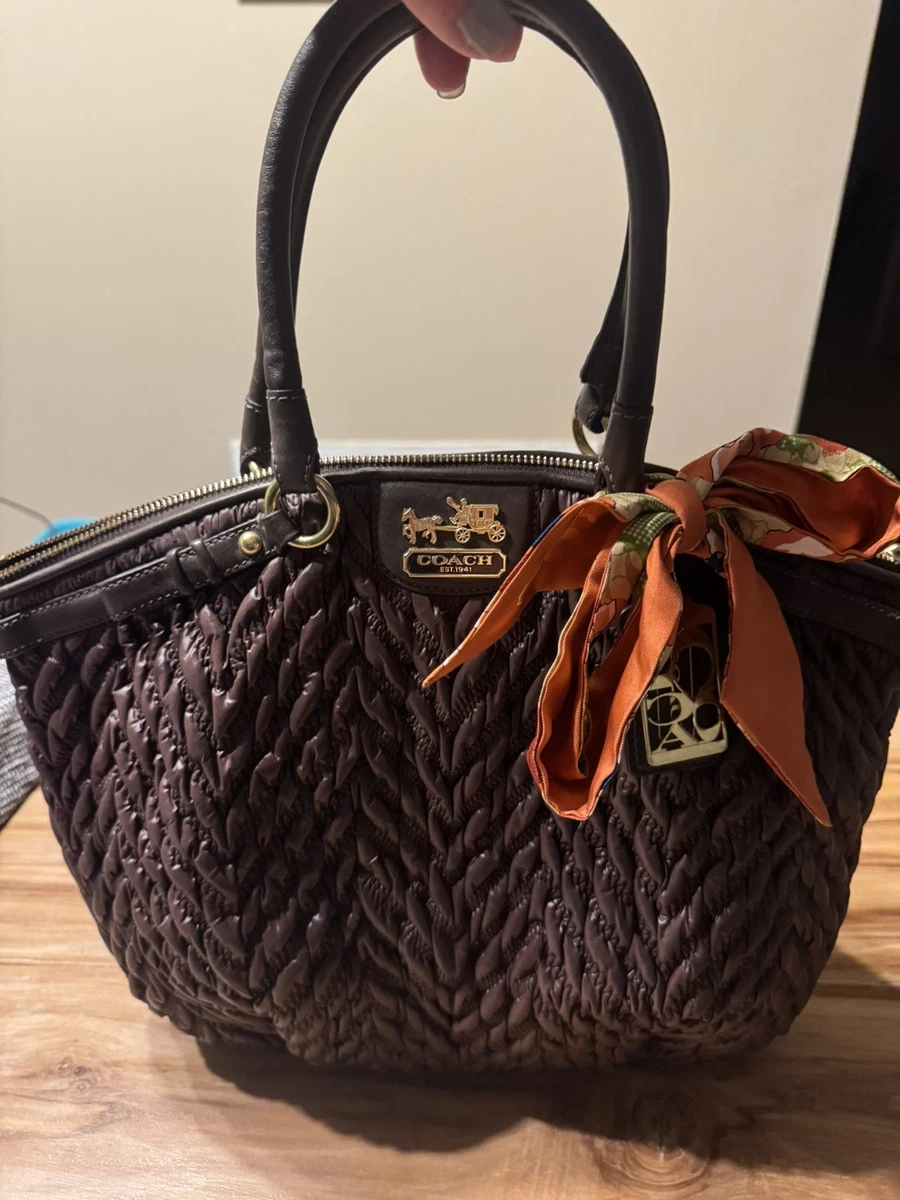 Coach Madison Zip Nylon Exterior Bags & Handbags for Women for