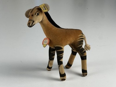 Steiff Animal Soft Toy Okapi Forest Giraffe 16cm. See photos for condition