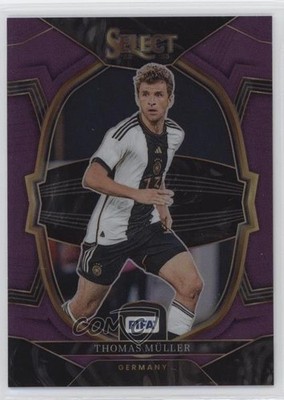 2022-23 Panini Select FIFA Terrace Purple Prizm /75 Thomas Muller #22 0ms6