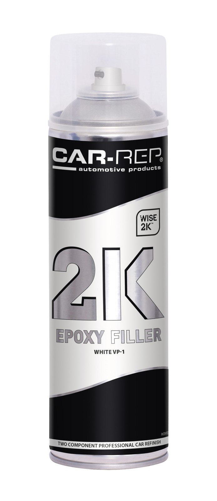 Car-Rep 2K Epoxy Filler Primer White VP-1 500mL High Coverage Fast Drying