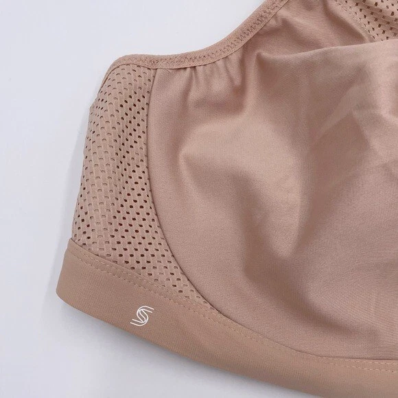 Sujetador deportivo Glamorise Sport talla grande alto impacto Wonderwire con aros talla 46D Foto 4 de 4