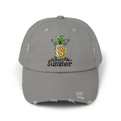 Hello Summer - Unisex Distressed Cap
