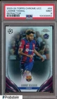 2023-24 Topps Chrome UCC Soccer Refractor #64 Lamine Yamal RC Rookie PSA 9