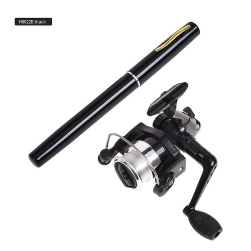 1/juego de accesorios de pesca con caña telescópica portátil para exteriores mini pluma - Imagen 9 de 9