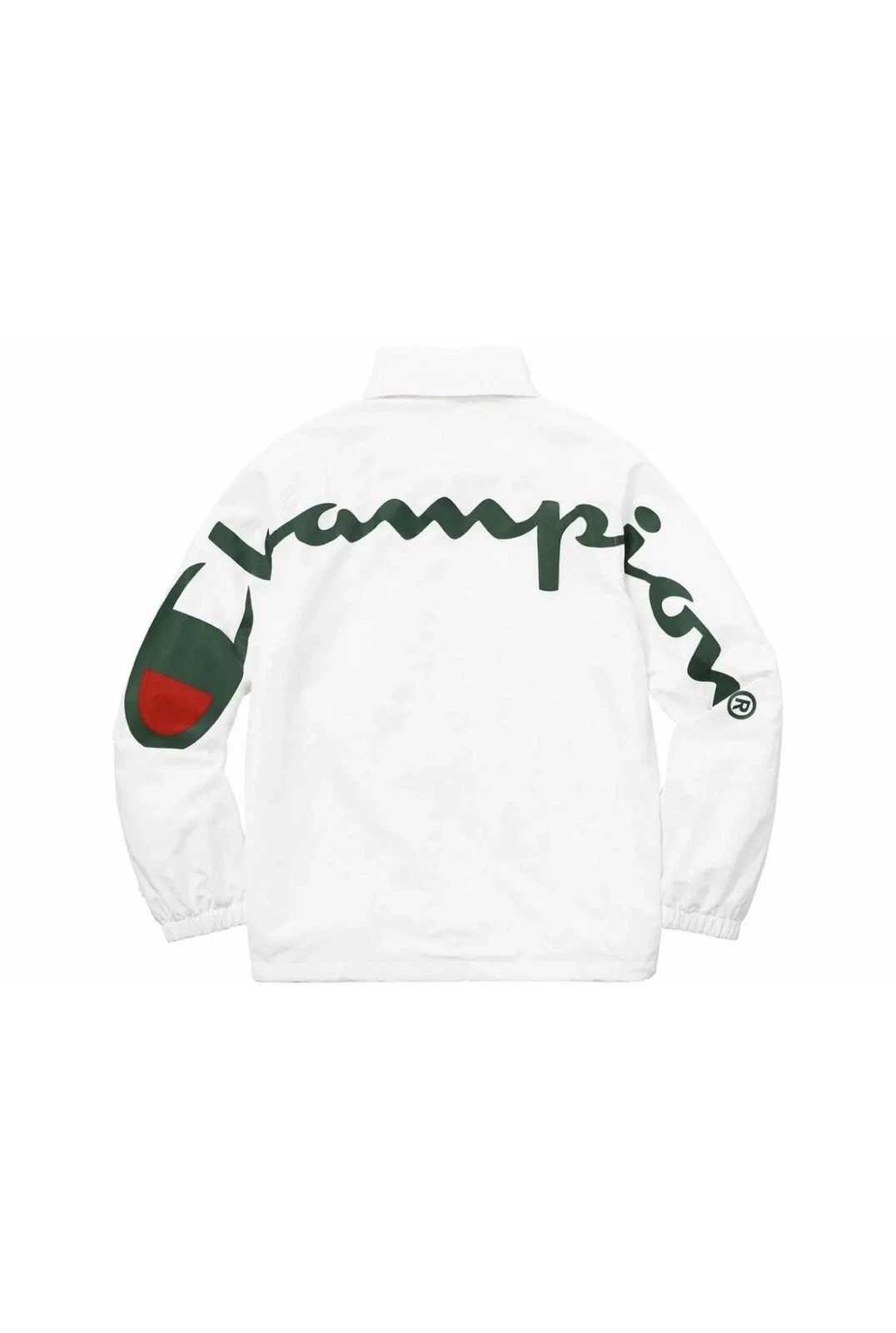 SS18 Supreme x Champion veste de piste en nylon blanc taille S/M