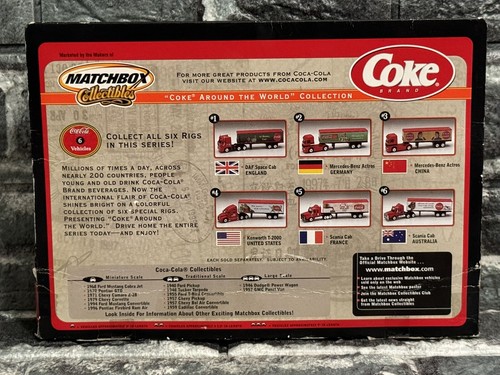 Matchbox Collectibles Coca Cola Coke Around The World Semi Truck France - 第 5/8 張圖片