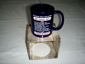 Kaffeetassen Becher 50 Jahre Becher Geschenk 50 Jahre Geburtstag Kaffeepott Ebay