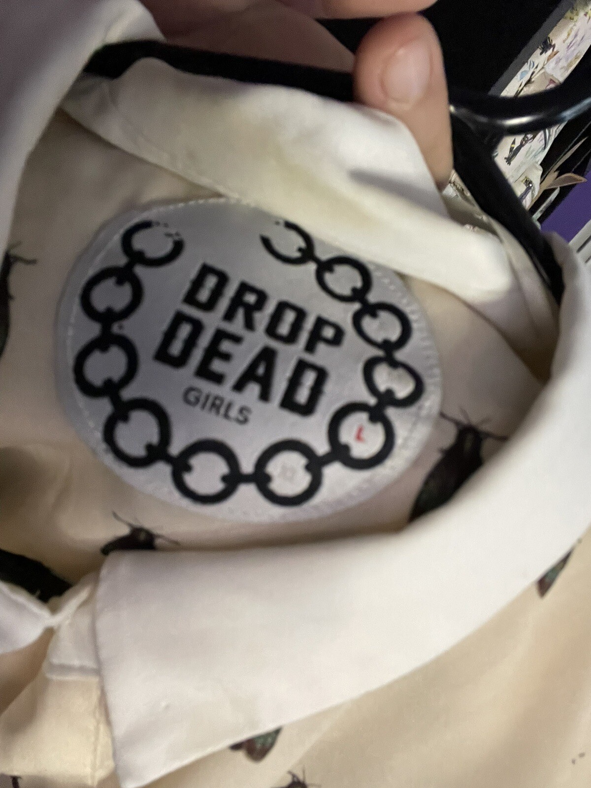 drop dead clothing Insect Button Up - image 4