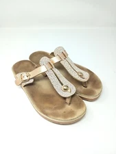Mirabella Fantasy Thong Sandals Rold Gold EU 39 US 8