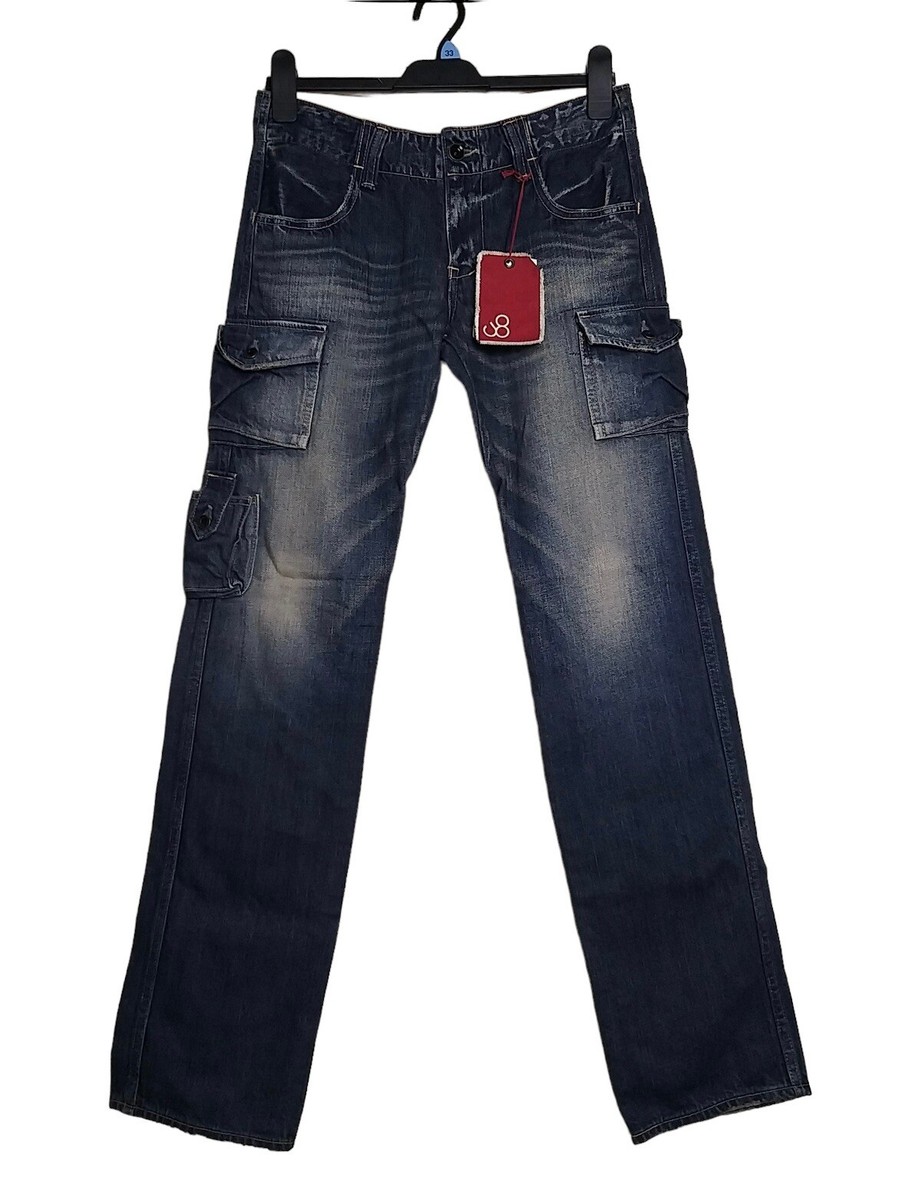 NWT)JAPANESE BRAND JOHN BULL KOJIMA JAPAN CARGO DENIM PANT