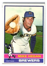 1976 Topps #377 Mike Hegan Free Shipping