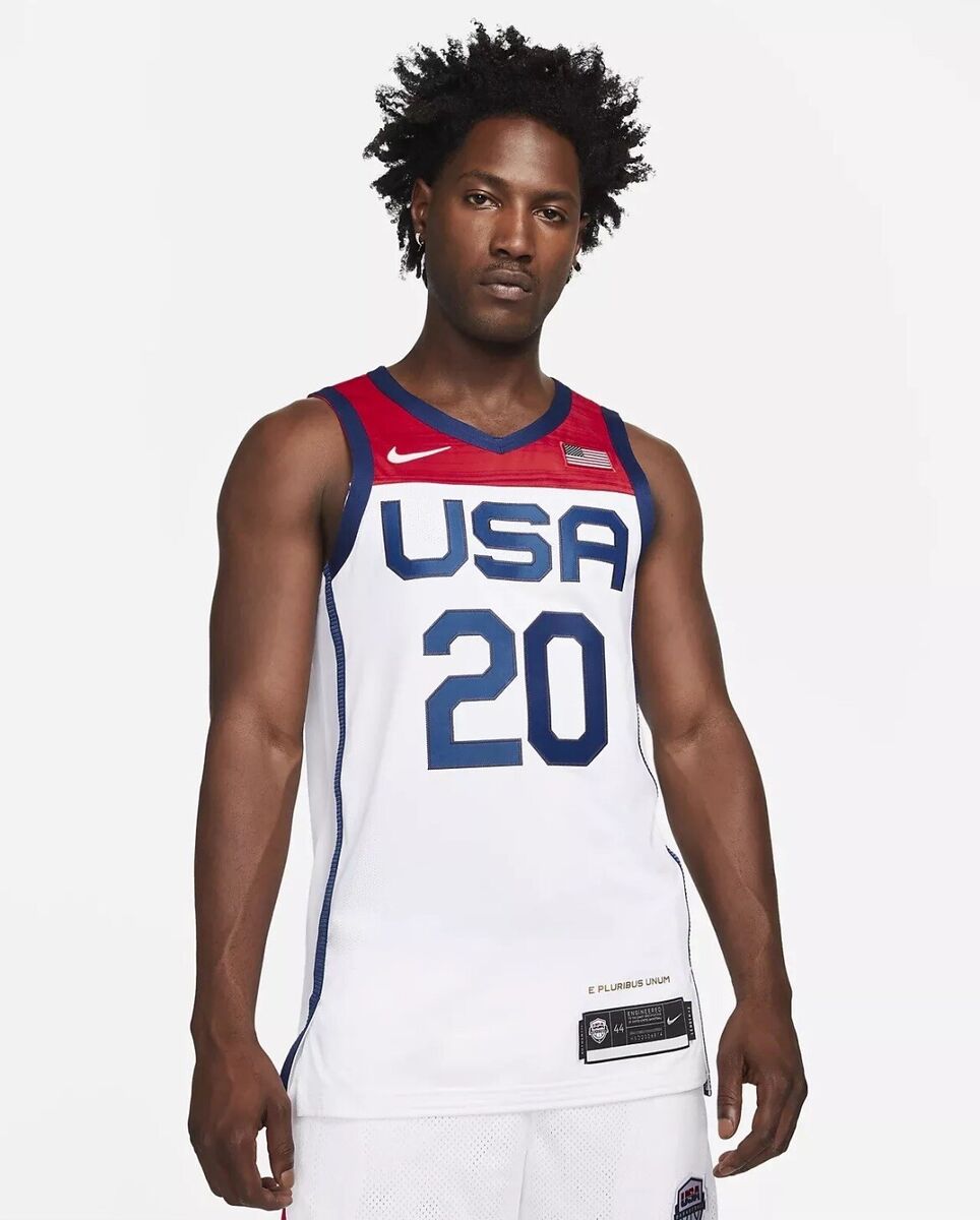 Nike 2020 Team USA Authentic Home Basketball Jersey Size 58 Nike 2020 Team USA Authentic Home Basketball Jersey Size 58